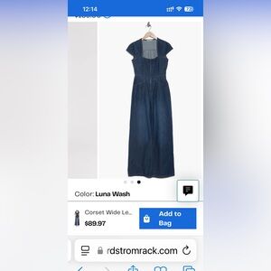 Women's Denim Jumpsuit- Avec Les Filles